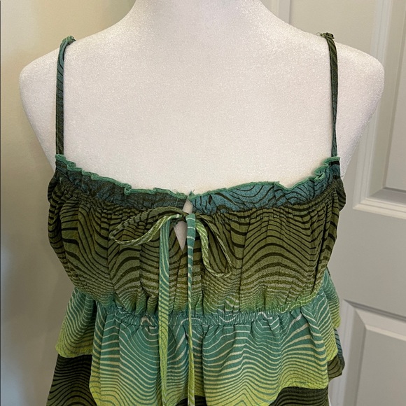 Wild Fable Olive and Lime Camisole Juniors M - Picture 2 of 8